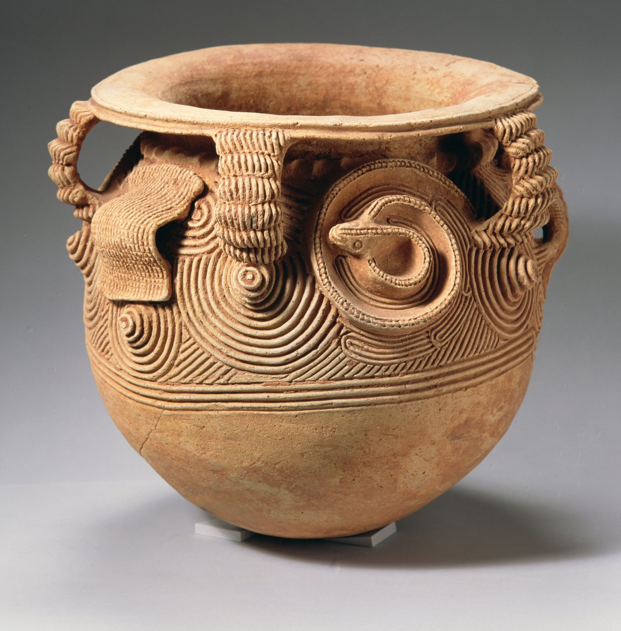Kuliste naczynie ceramiczne z wywiniętym brzegiem, Igbo, Nigeria, X wiek autorstwa Unbekannt Unbekannt