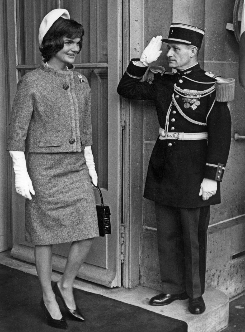 Jackie Kennedy w Paryżu 2 czerwca 1961 r. autorstwa Unbekannt Unbekannt