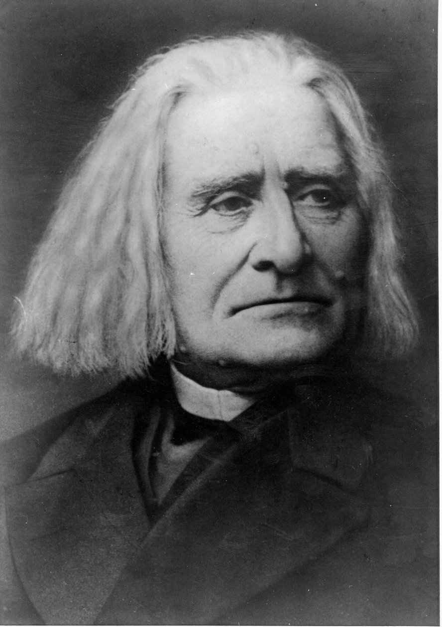Portret Franciszka Liszta autorstwa Unbekannt Unbekannt
