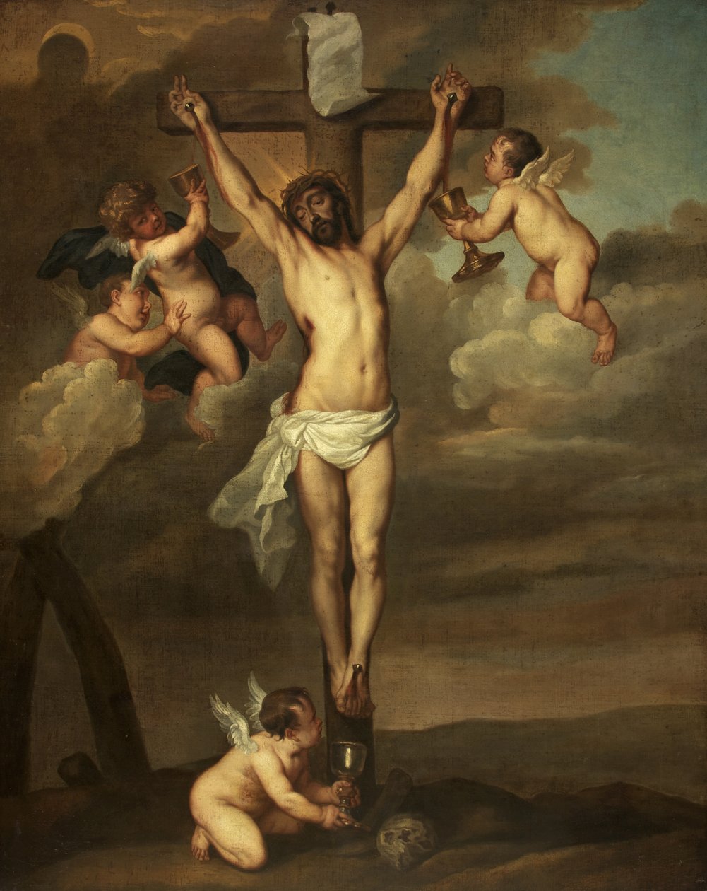 Ukrzyżowanie, 1645-50 autorstwa Unbekannt Unbekannt