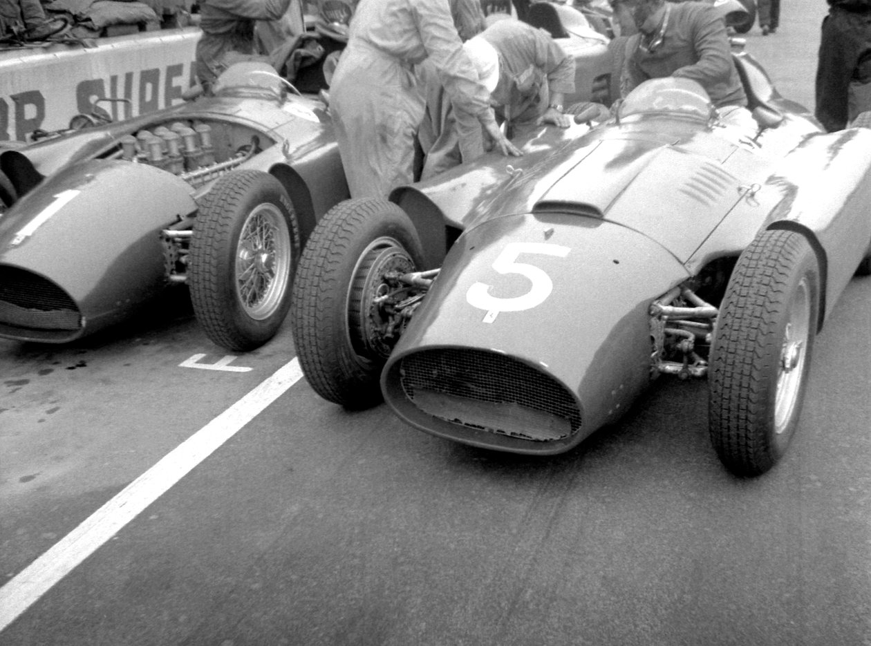 Lancia ferraris w dołach, 1956 autorstwa Unbekannt Unbekannt