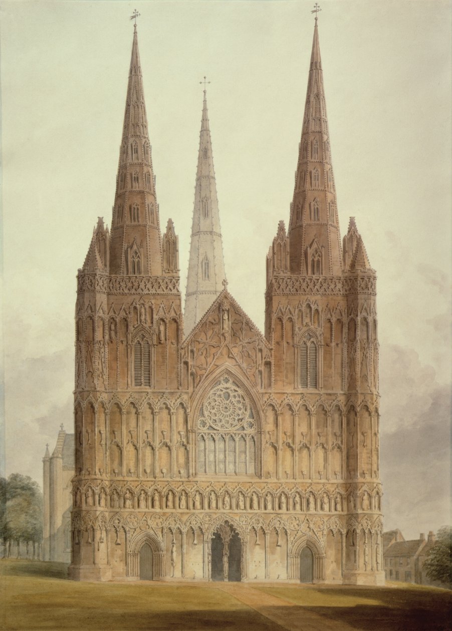 Katedra w Lichfield autorstwa Unbekannt Unbekannt