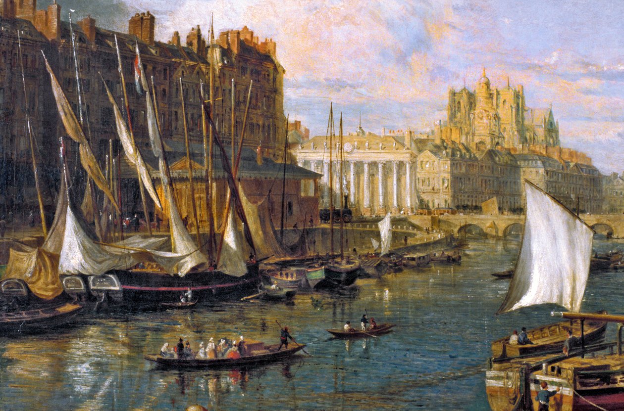 Loire Atlantique N* 121 – Nantes – Musee Dobree – „” Port of Nantes” – detal – Parrot William autorstwa Unbekannt Unbekannt