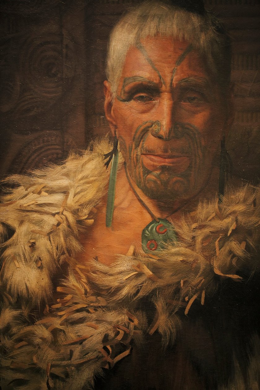 Perema Te Pahau, skrobak do kości, 1904 autorstwa Unbekannt Unbekannt