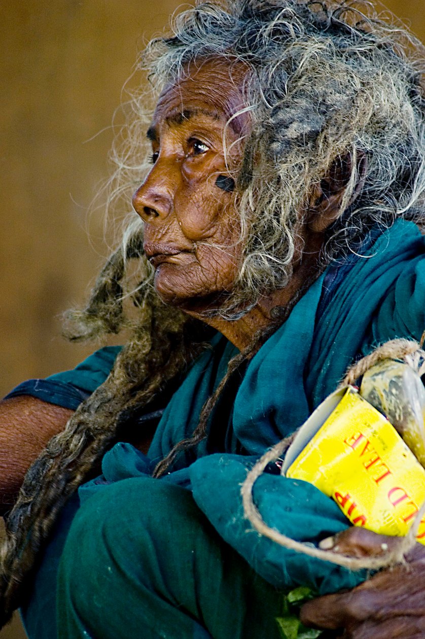 Portret Lakshmi Buri, Bejnaar Living So Batiaghata Bazar, Khulna. Bangladesz. 3 października do 07. autorstwa Unbekannt Unbekannt