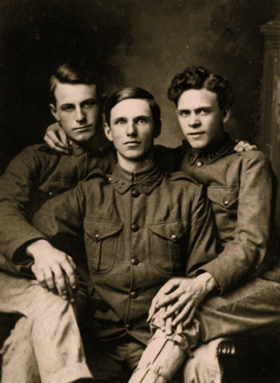 Portret trzech bliskich przyjaciół, ok. 1918 autorstwa Unbekannt Unbekannt