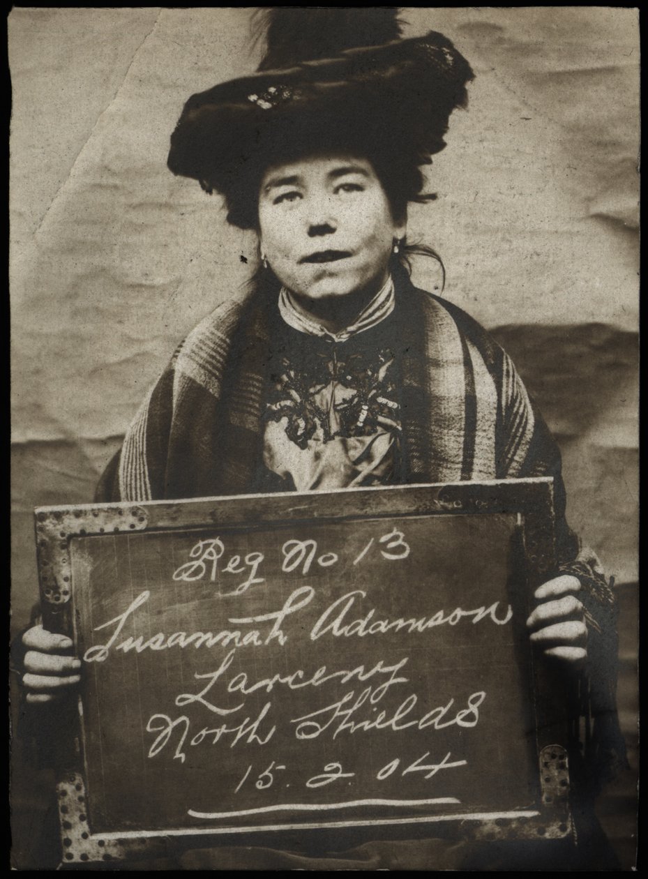 Susannah Adamson, aresztowana za kradzież męskiej torebki, North Shields, Wielka Brytania, 1904 autorstwa Unbekannt Unbekannt