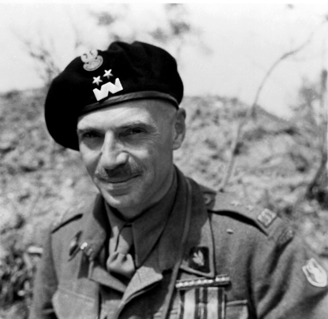 Bitwa pod Cassino: Generał Władysław Anders, kwiecień 1944 autorstwa Unbekannt Unbekannt