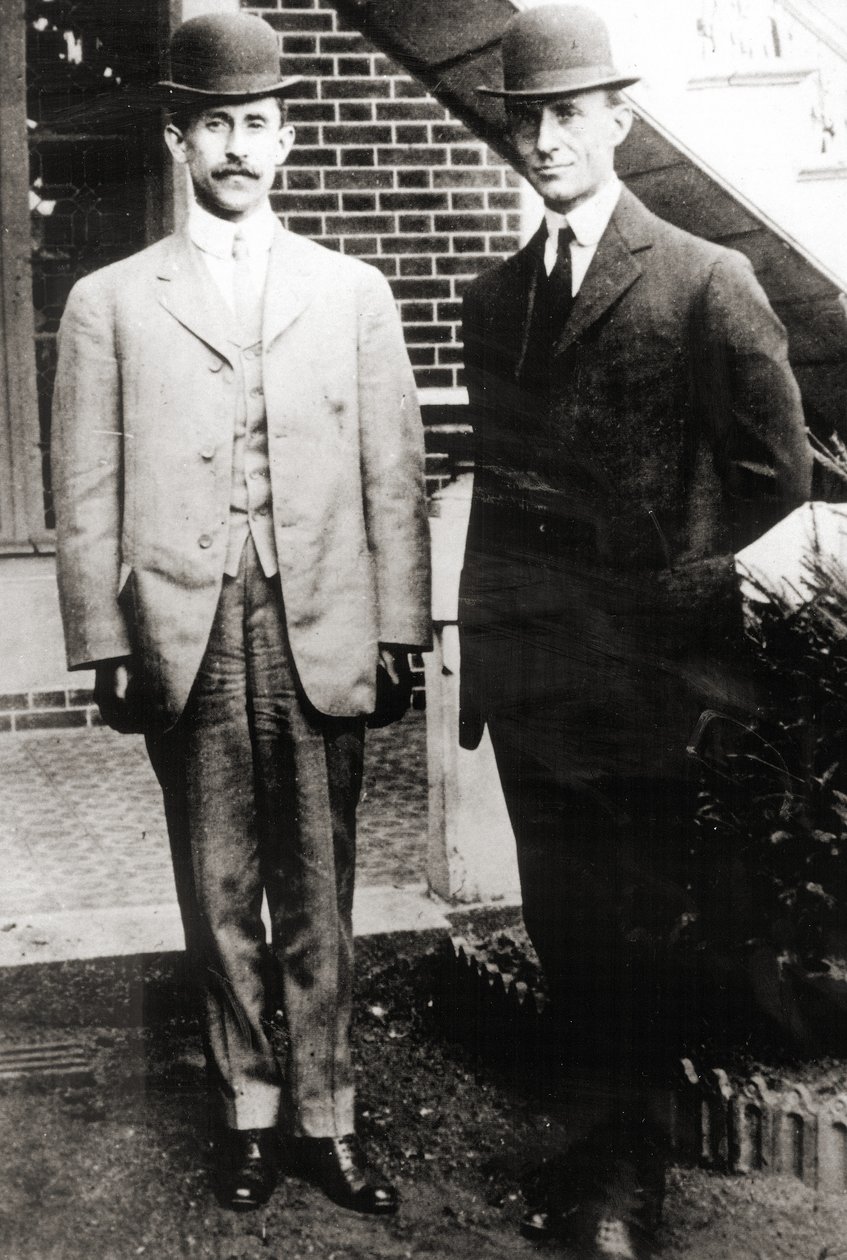 Bracia Wright, Orville i Wilbur Wright, 1909 autorstwa Unbekannt Unbekannt