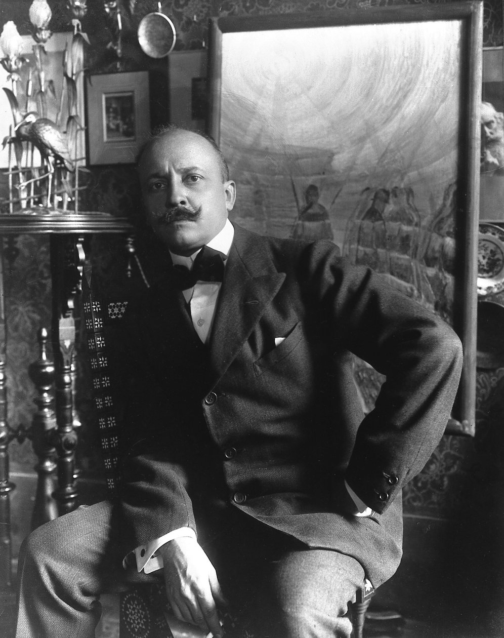 Pisarz Filippo Tommaso Marinetti autorstwa Unbekannt Unbekannt