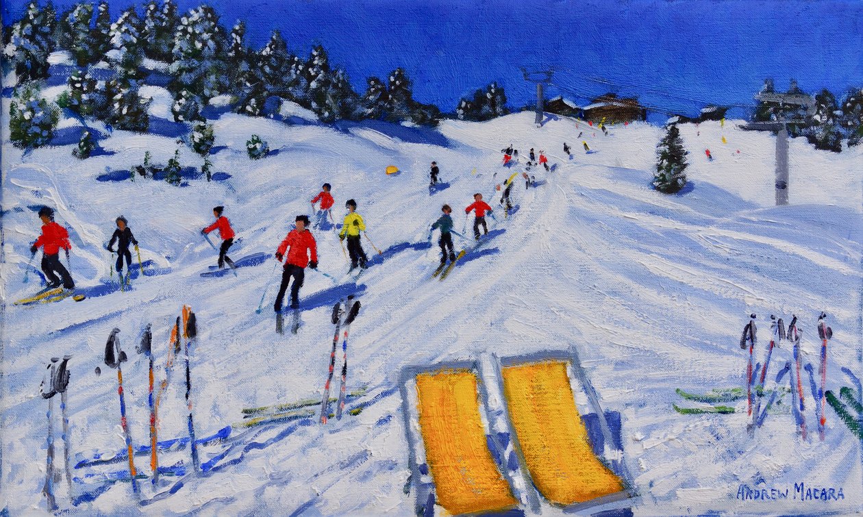 Dwa leżaki, Val Gardena,Włochy,2108 autorstwa Unbekannt Unbekannt
