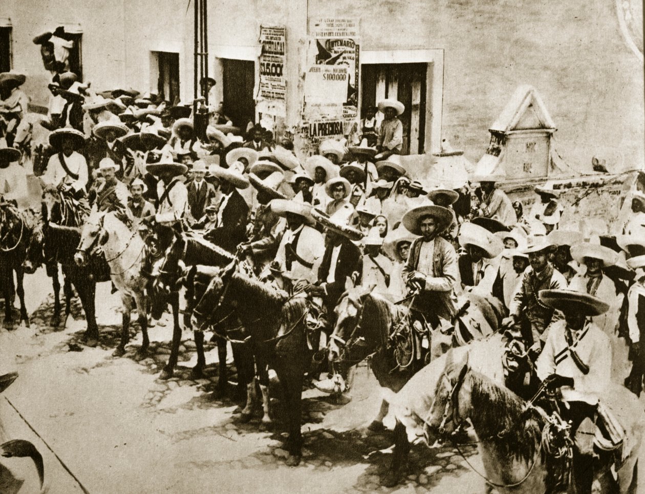 Zapata i jego ludzie, 1910 autorstwa Unbekannt Unbekannt