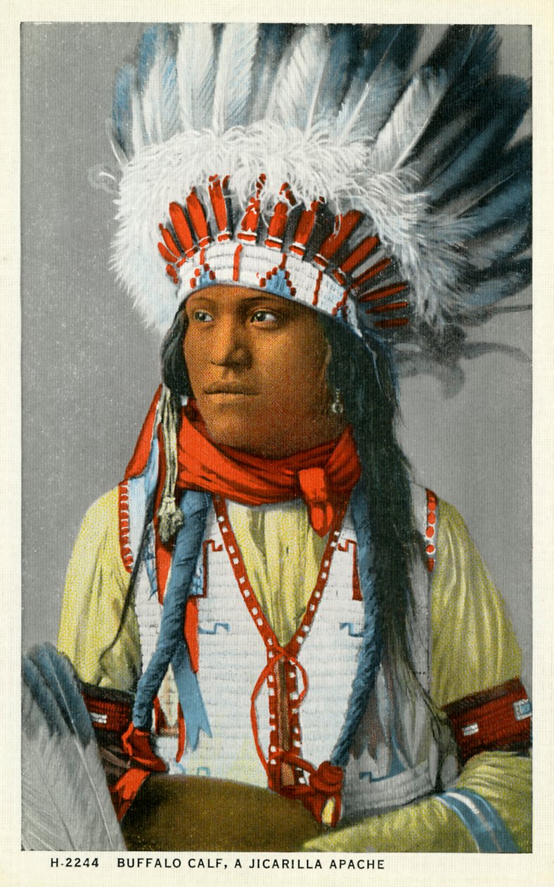 Amerykanin z plemienia Jicarilla Apache autorstwa Unbekannter Künstler
