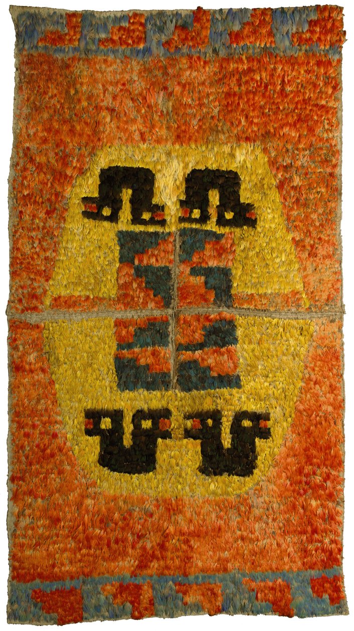 Tunika z piórami Nazca-Huari, ok. 1900 r. 700-1100 autorstwa Unbekannt