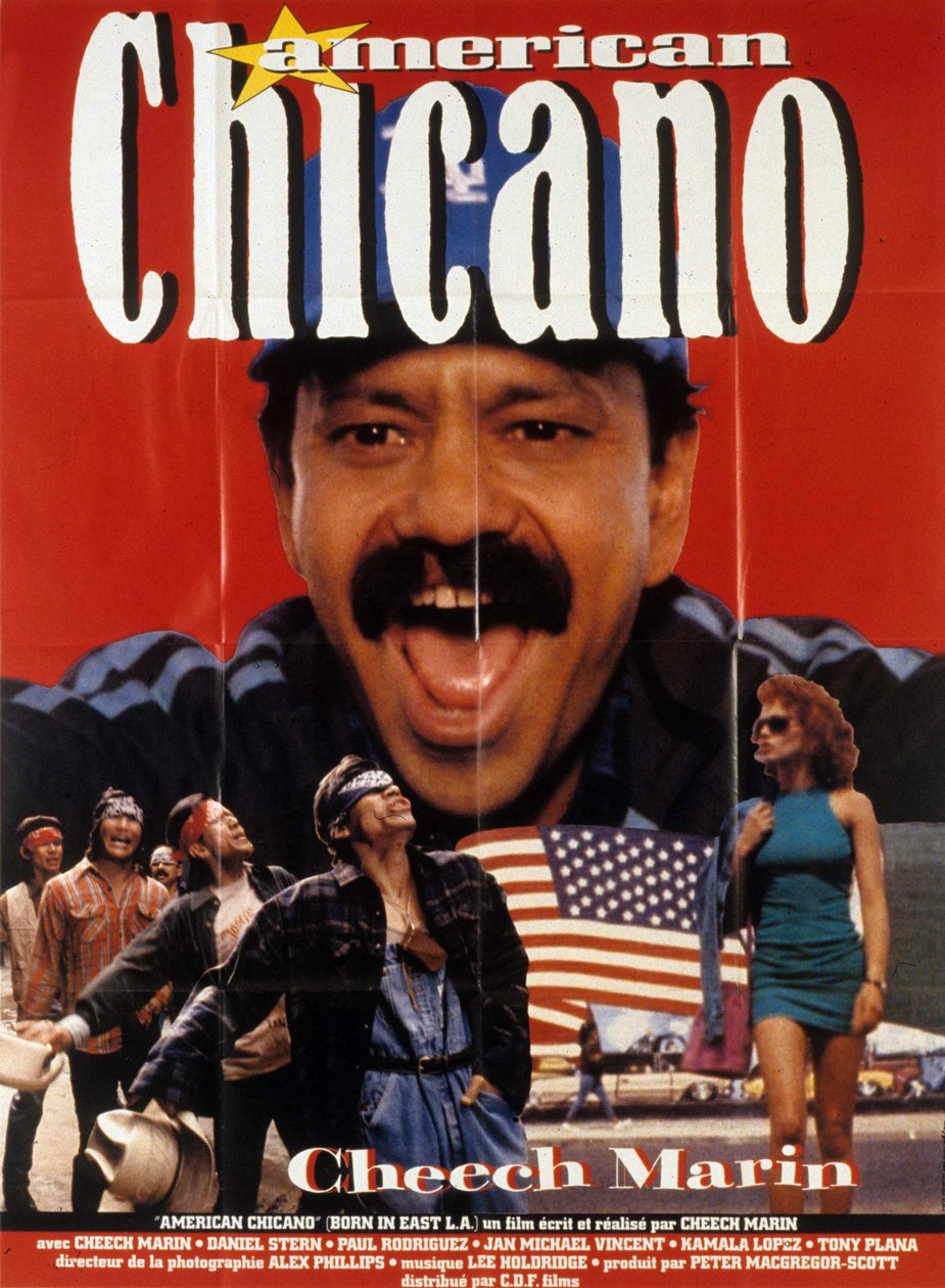 Plakat z filmu American chicano (znany również jako urodzony we wschodnim LA) z Cheech sailor autorstwa Unbekannt
