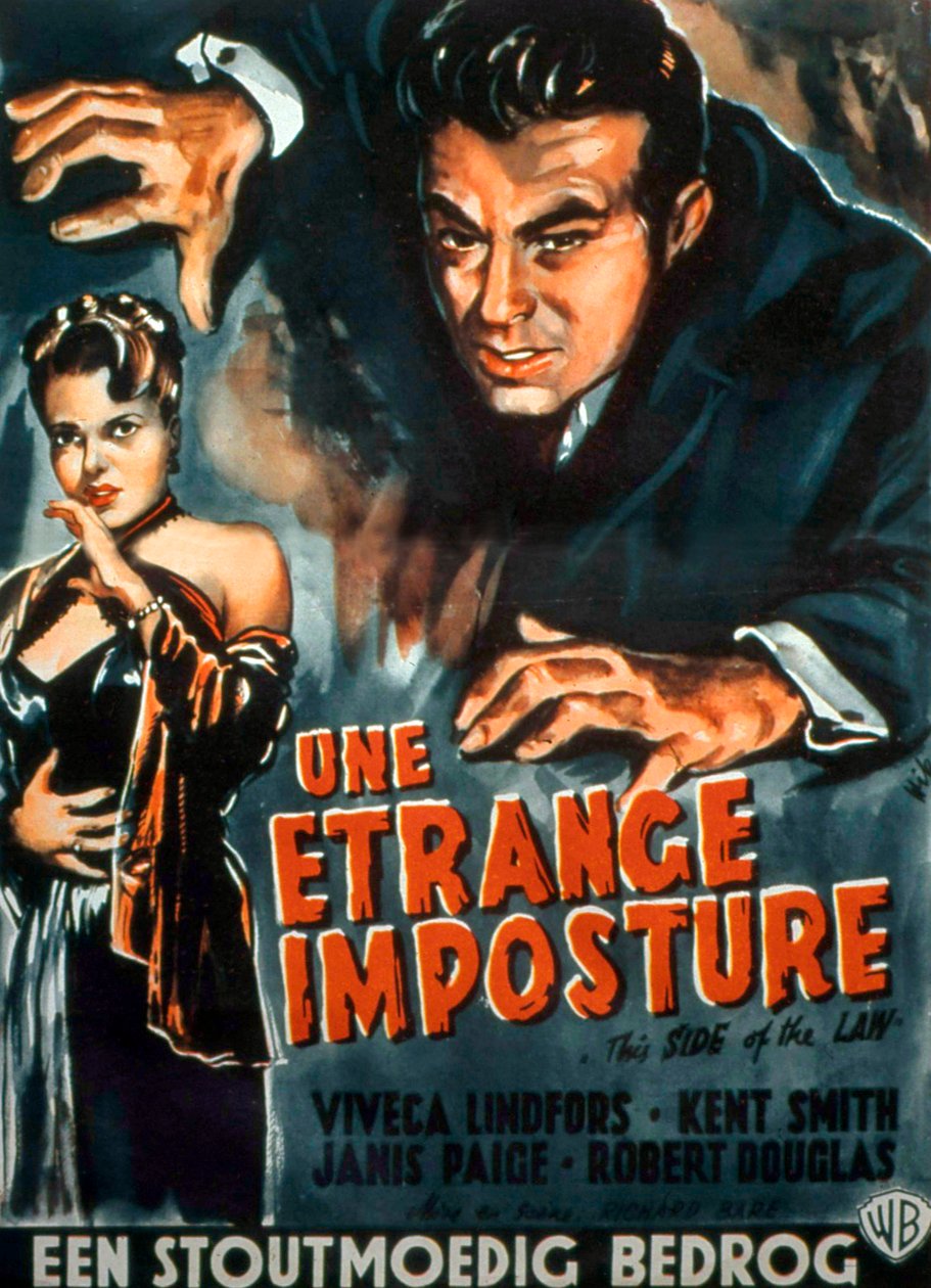 Ta strona prawa plakat filmowy autorstwa RichardBare z Vivecą Lindfors i Kent Smith 1950 autorstwa Unbekannt
