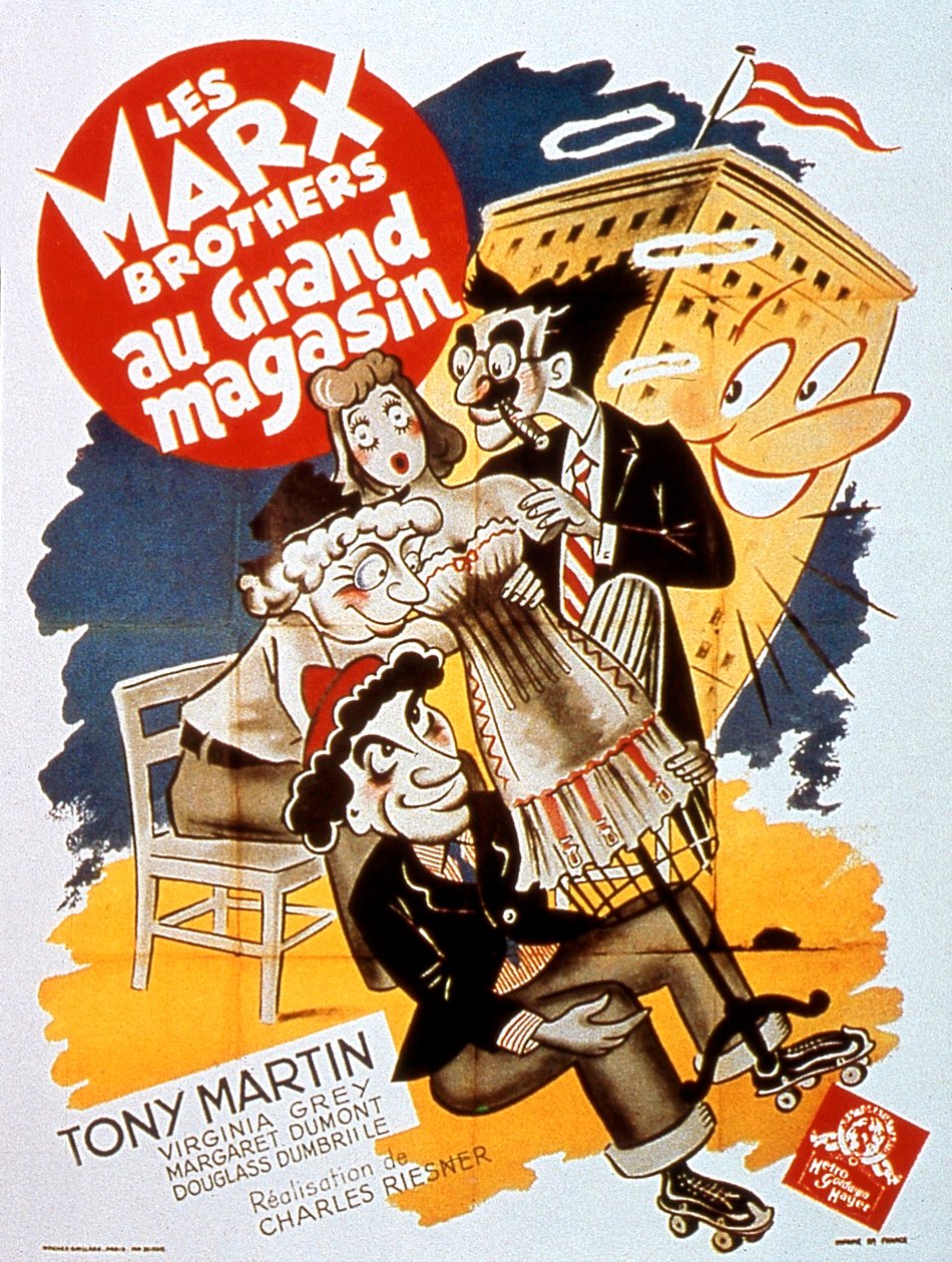 Plakat filmu Bracia Marx w domu towarowym Charlesa Reisnera z Tonym Martinem 1941 autorstwa Unbekannt