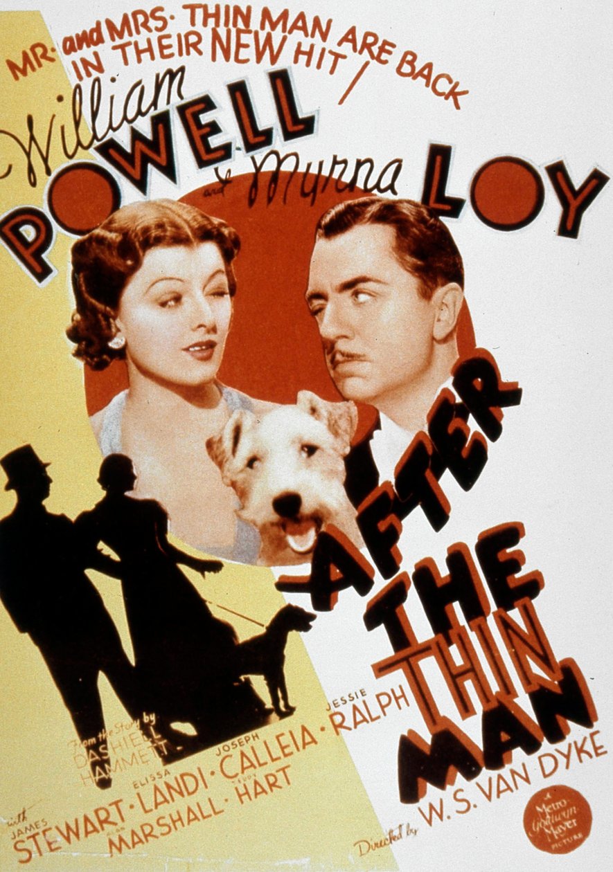 Plakat filmowy WsVandyke 1934 The Slender Man autorstwa Unbekannt