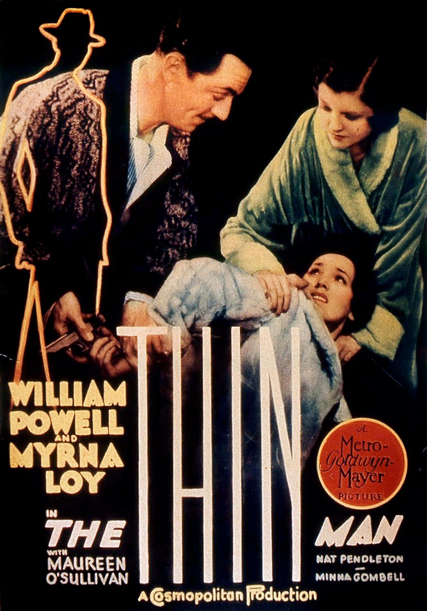 Plakat filmowy WsVandyke 1934 The Slender Man autorstwa Unbekannt