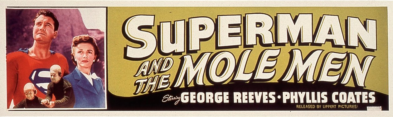 Plakat filmowy SUPERMAN AND THE MOLE MEN w reżyserii LeeSholema z Phyllis Coates, George Reeves 1951 autorstwa Unbekannt