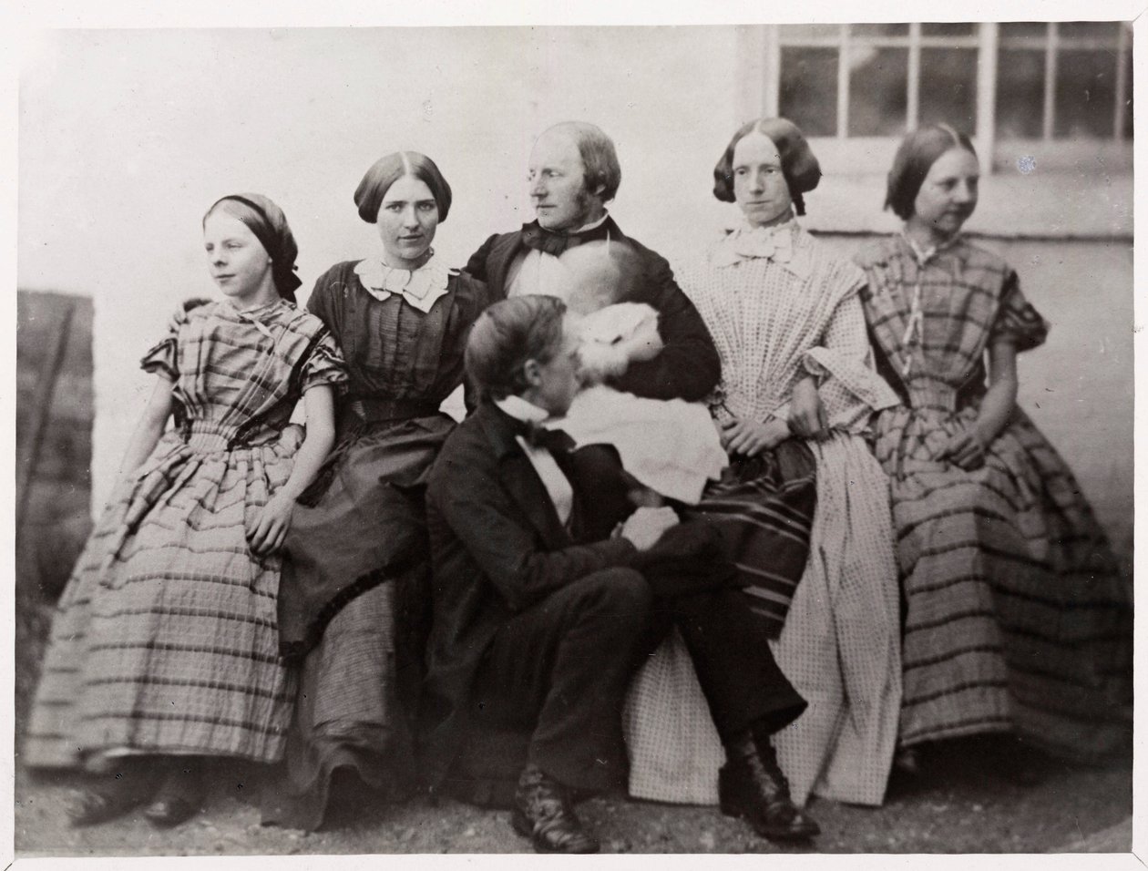 Alexander Parkes, angielski wynalazca i chemik, z rodziną, ok. 1870 autorstwa Unbekannt