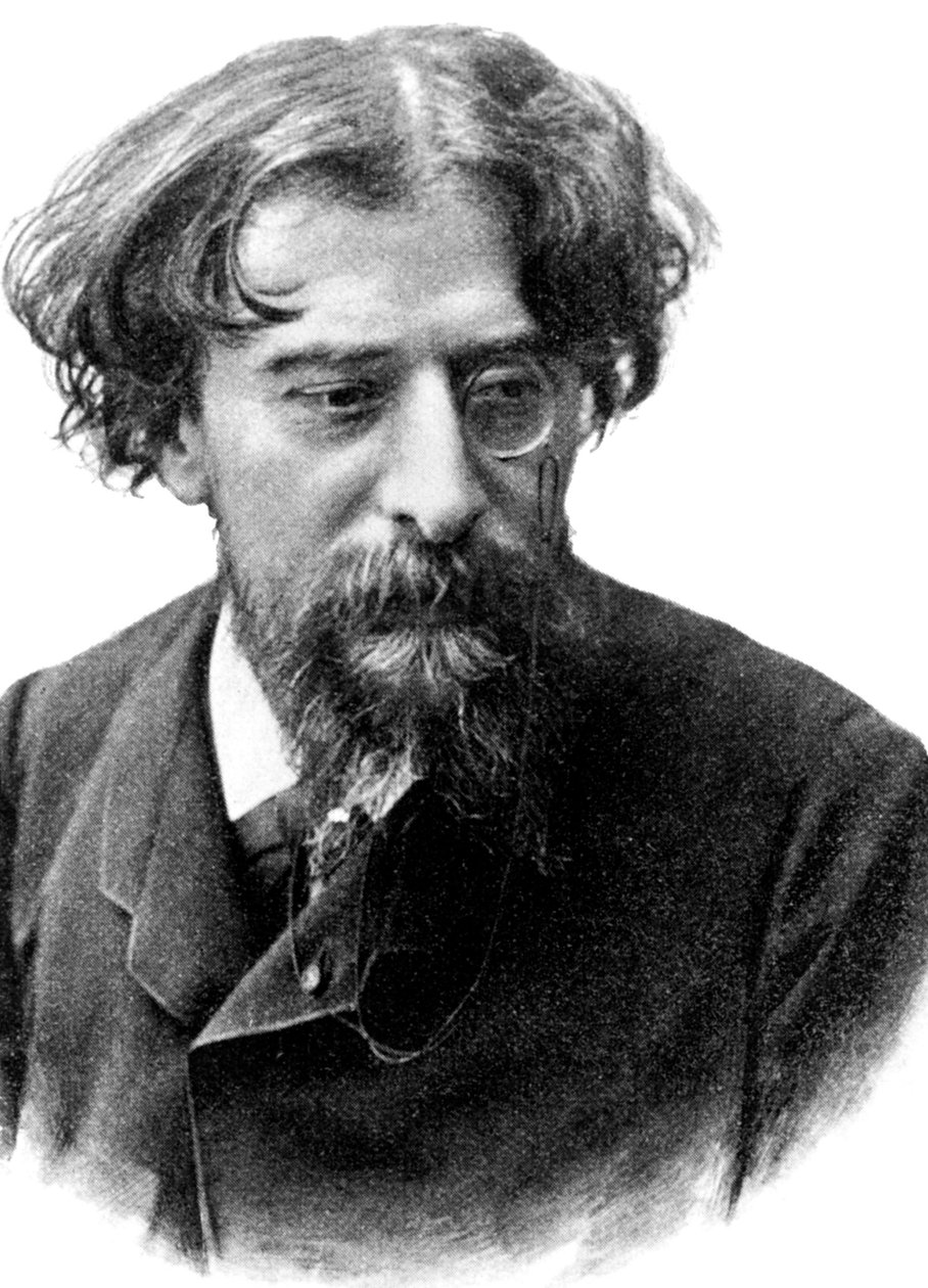 Alphonse Daudet (1840-1897) francuski powieściopisarz ok. 1892 r. (rycina) autorstwa Unbekannter Künstler
