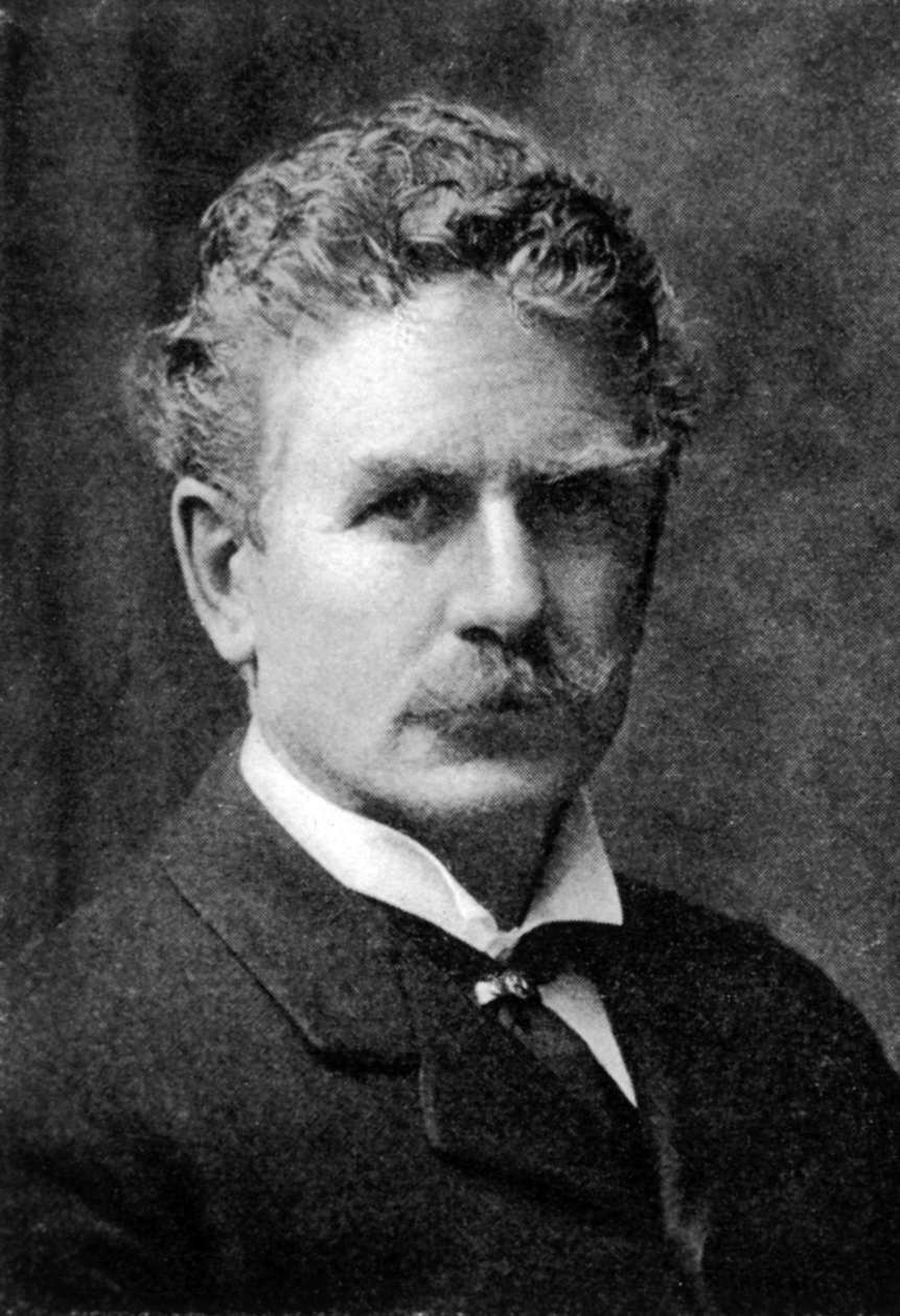Ambrose Bierce, amerykański pisarz i dziennikarz (1842-1914). Źródło: Munsey