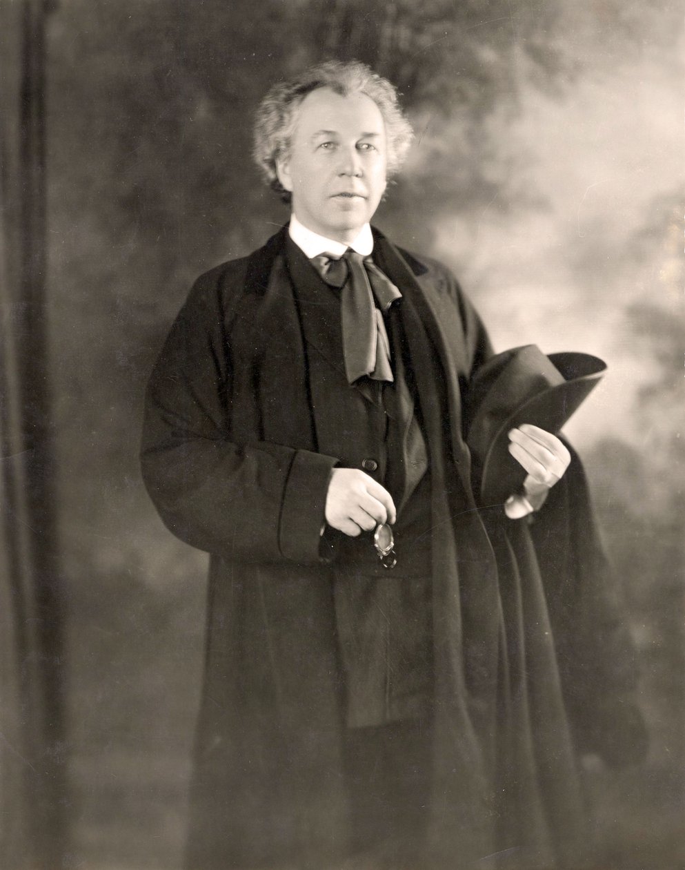 Amerykański architekt Frank Lloyd Wright (1867-1959) ok. 1917 r. autorstwa Unbekannter Künstler