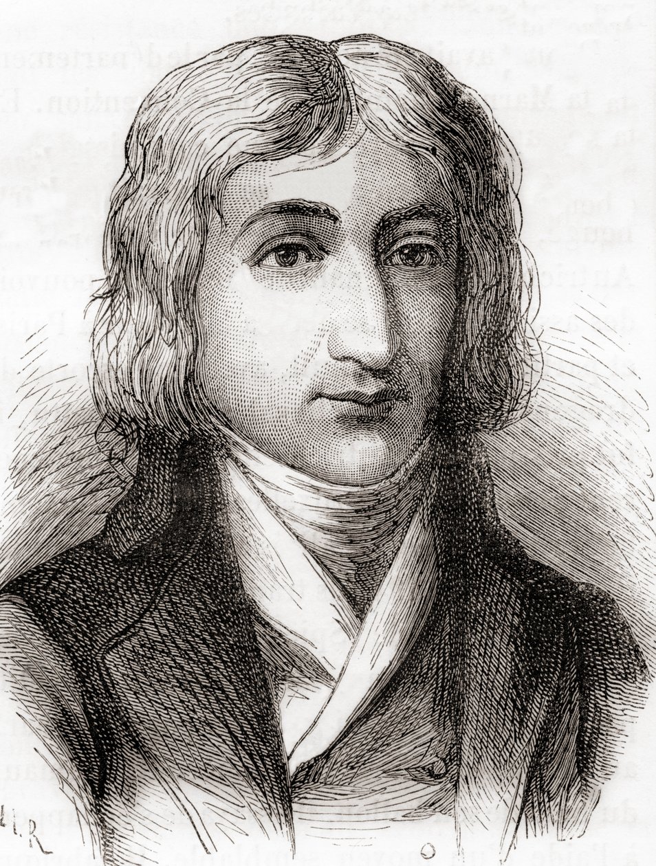 André-Jacques Garnerin, balonista i wynalazca spadochronu bezramowego, z „Les Merveilles de la Science”, opublikowane ok. 1870 r. (litografia) autorstwa Unbekannter Künstler