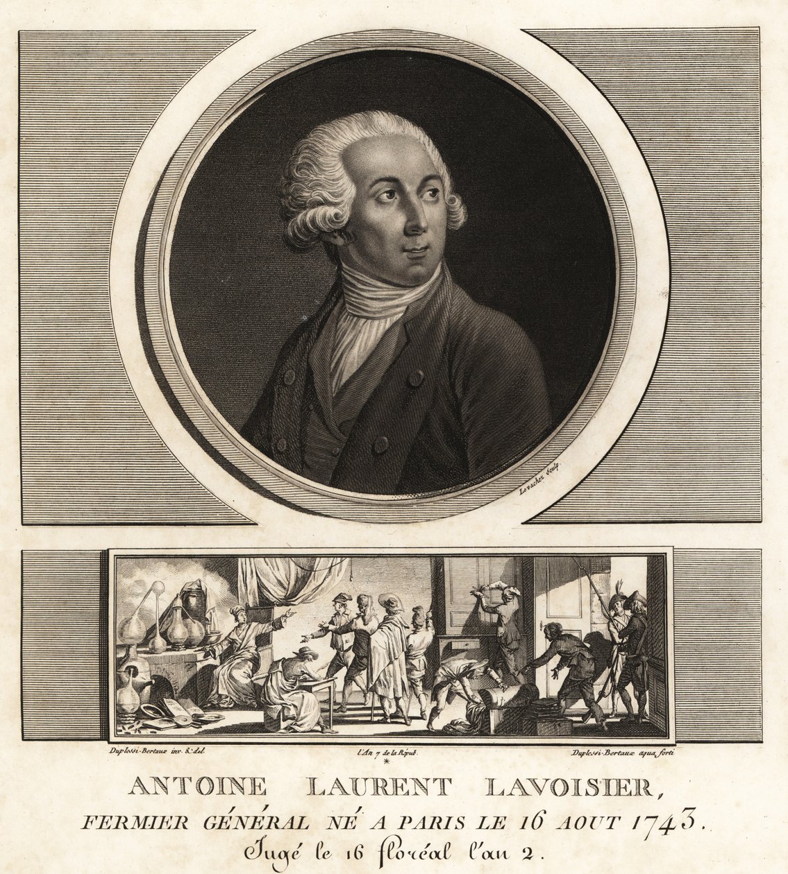 Antoine Laurent Lavoisier, francuski szlachcic i chemik autorstwa Unbekannt