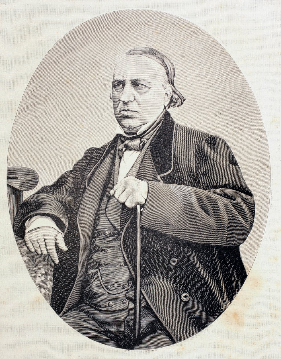 Antonio Bergnes de las Casas (1801 - 1879), hiszpański uczony i rektor Uniwersytetu w Barcelonie, z „El Mundo Ilustrado”, opublikował Barcelona autorstwa Unbekannt