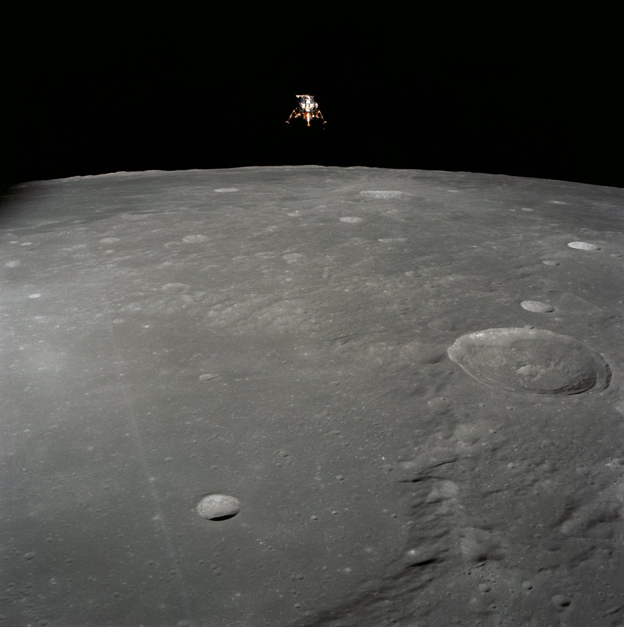 Moduł księżycowy Apollo 12 Nieustraszone lądowanie na powierzchni Księżyca w Oceanie Burz autorstwa Unbekannt