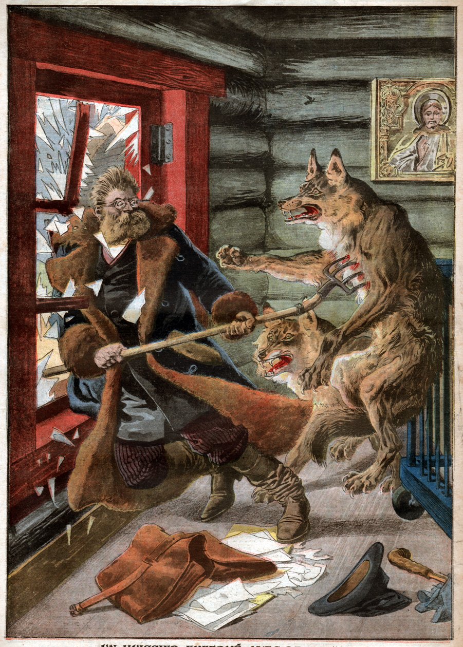 Atak wilka. Atak wilków. autorstwa Nicolas Liez