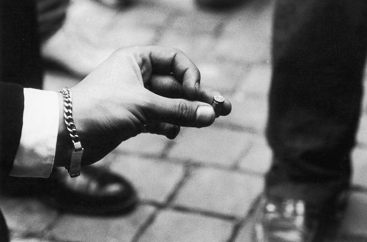 Próba na papieża Jana Pawła II (Karol Wojtyła 1920-2005): pierwsze piętro kuli, która uderzyła papieża autorstwa Unbekannt