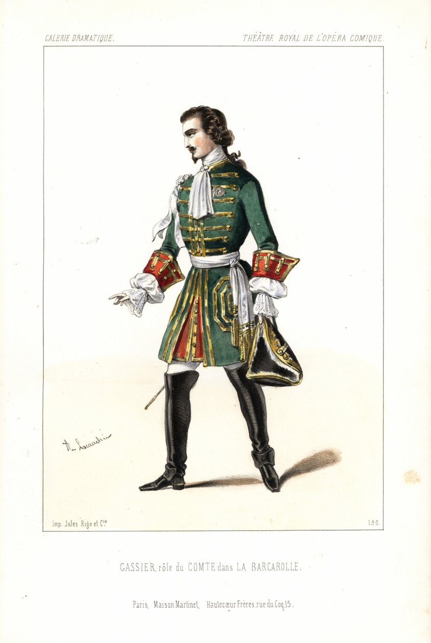 Bas-baryton Edouard Gassier w roli Comte