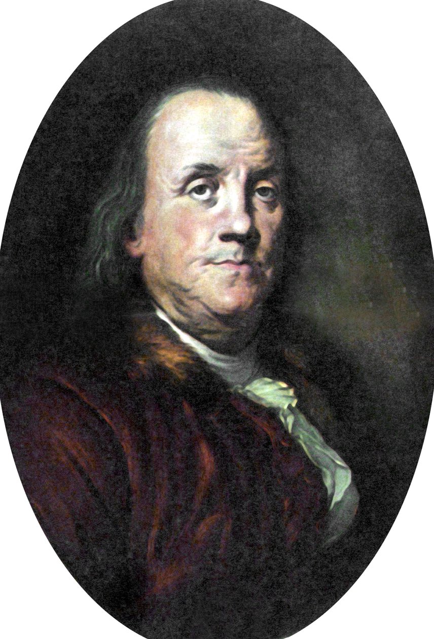 Benjamin Franklin autorstwa Unbekannter Künstler