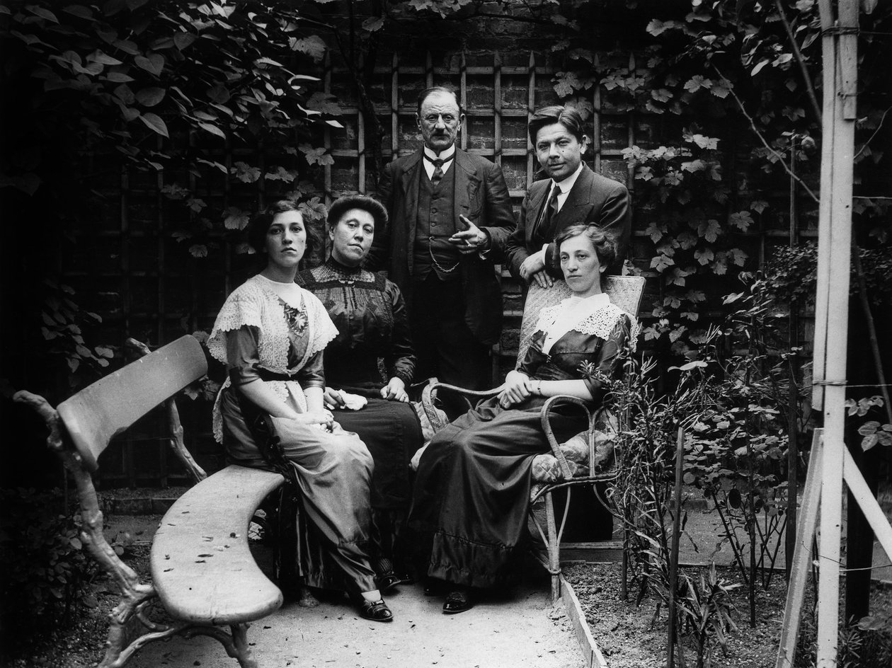 Rodzina Bourgeois przed 1914 r. autorstwa Unbekannter Künstler