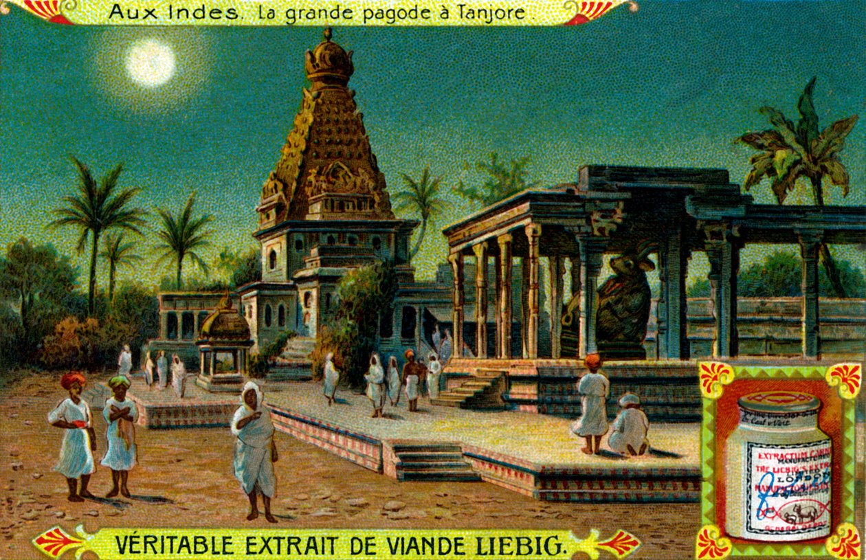 Świątynia Brihadeeswarar w Thanjavur w Indiach. autorstwa Unbekannter Künstler