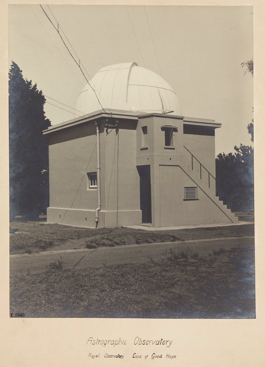 Budowa i kopuła Teleskopu Astrograficznego autorstwa Unbekannt