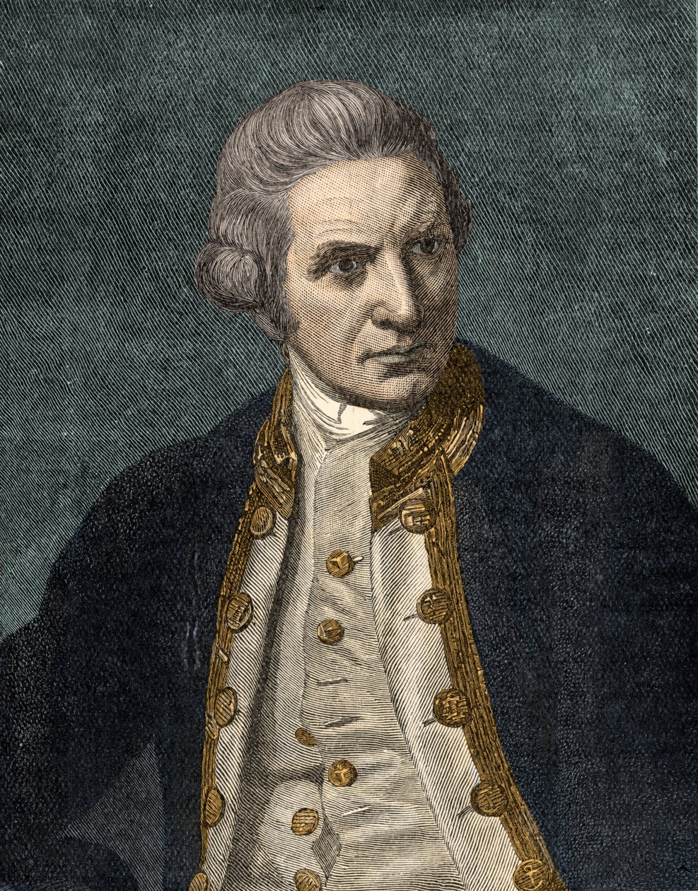 Kapitan James Cook - portret autorstwa Unbekannter Künstler