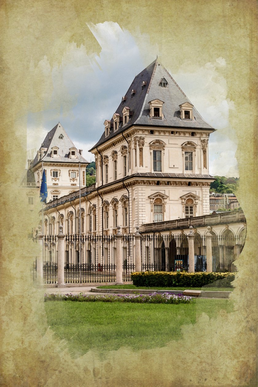 Castello del Valentino, Turyn, Piemont, Włochy (zdjęcie zmanipulowane) autorstwa Unbekannt