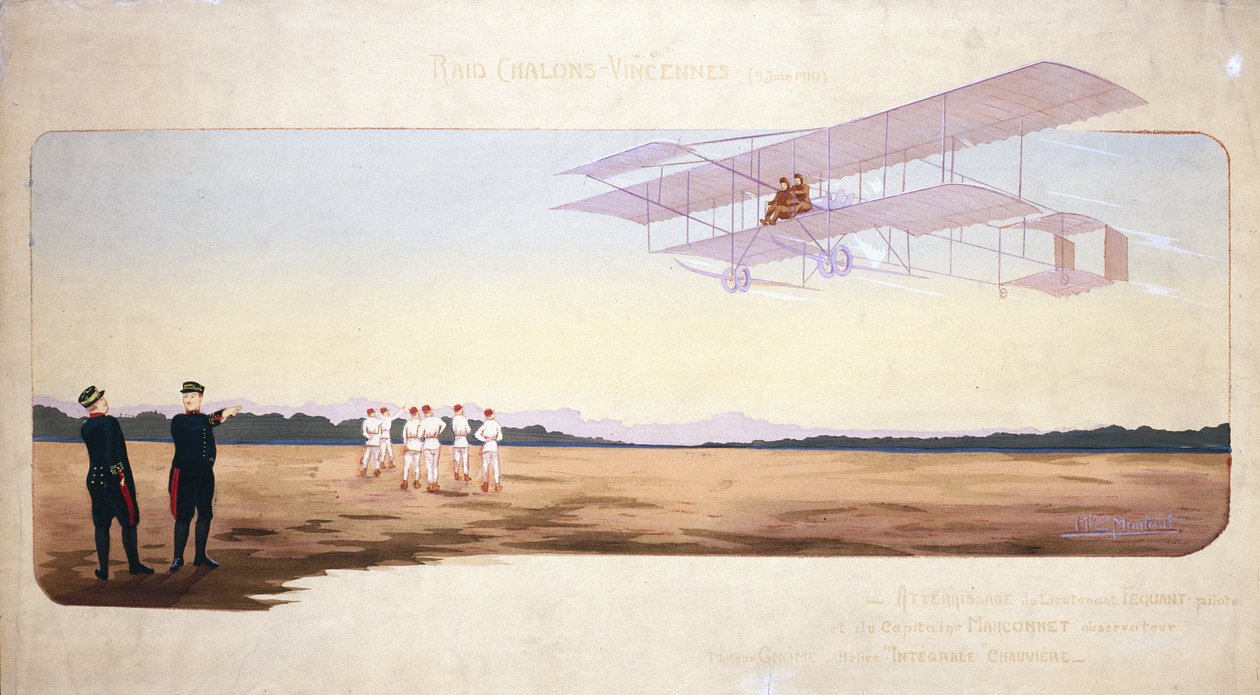 Chalons-Vincennes (Chalons Vincennes) Air Race, Francja, 9 czerwca 1910 autorstwa Unbekannt