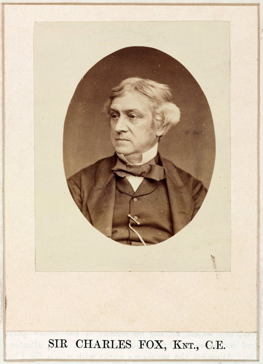 Charles Fox, inżynier, ok. 1860 autorstwa Unbekannt