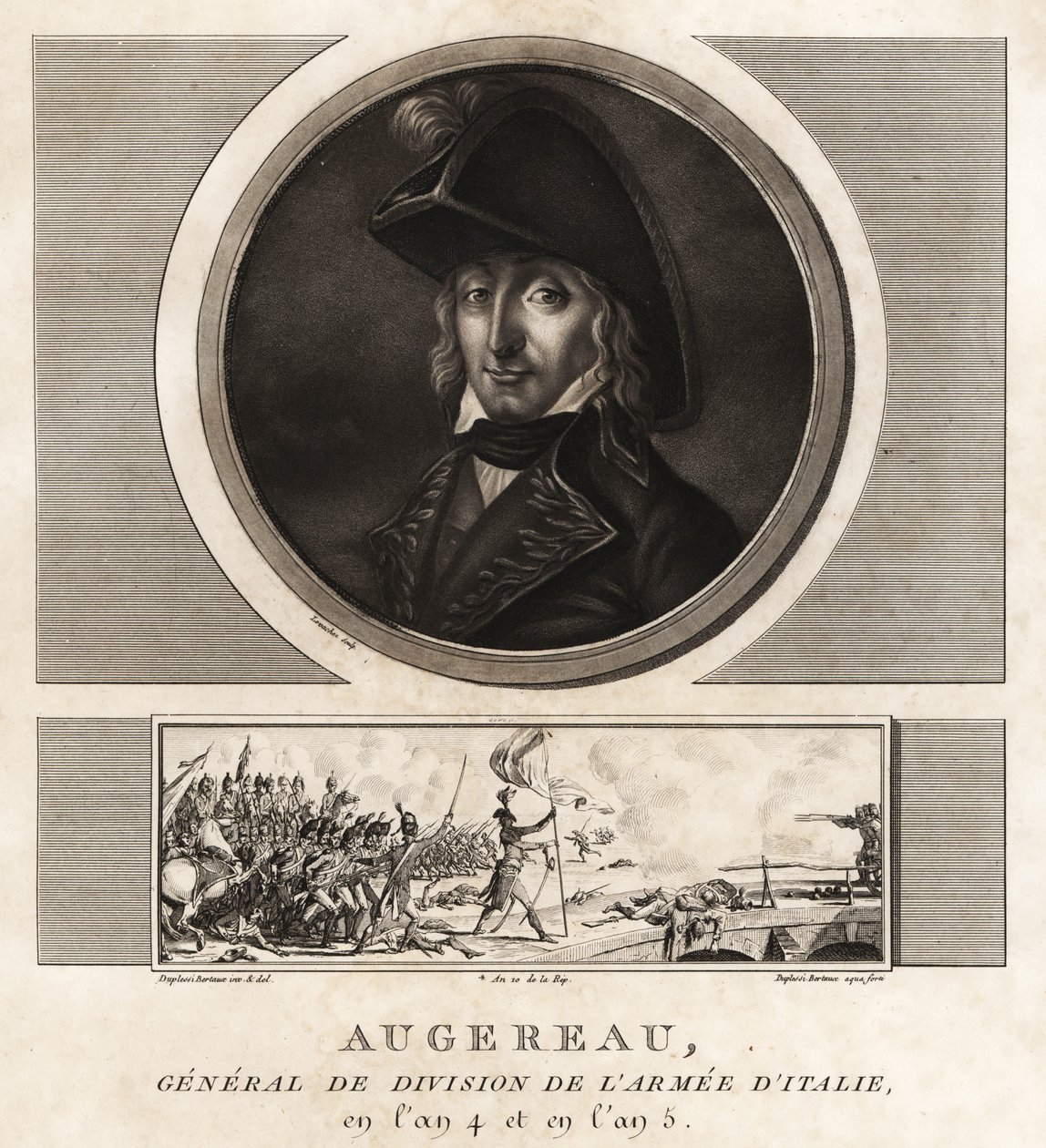 Charles Pierre Francois Augereau autorstwa Unbekannt