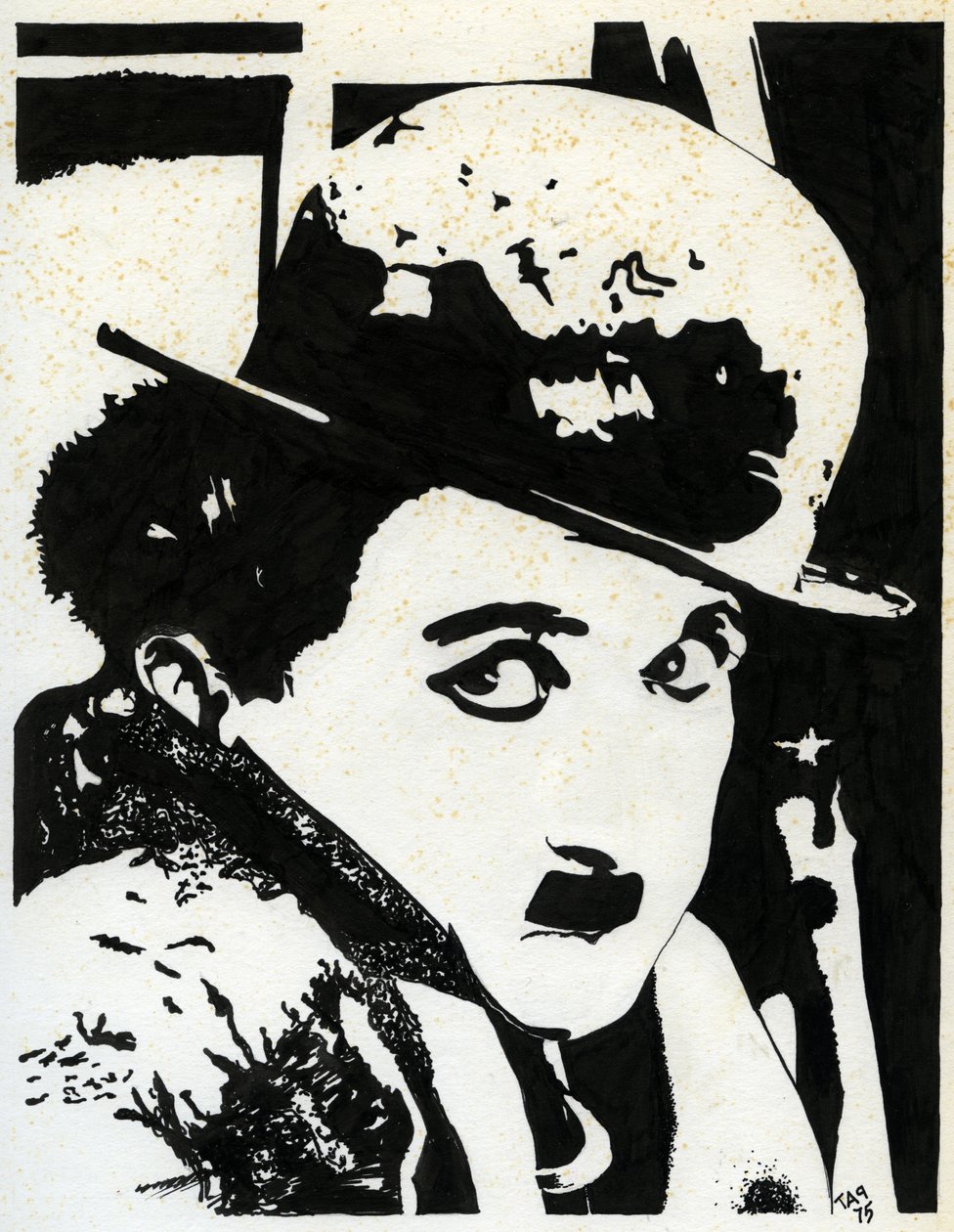 Polimento Charlie CHAPLIN autorstwa Unbekannter Künstler