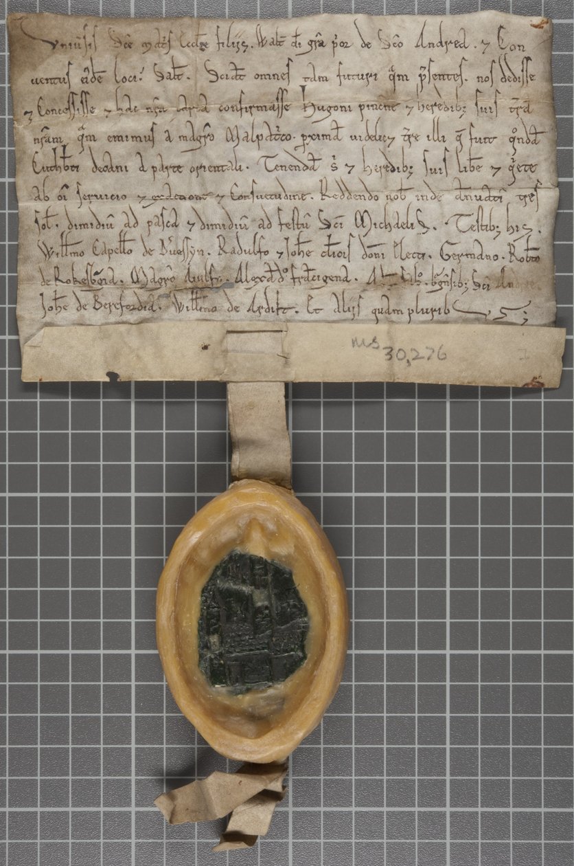 Karta Waltera, przeora St Andrews autorstwa Unbekannt