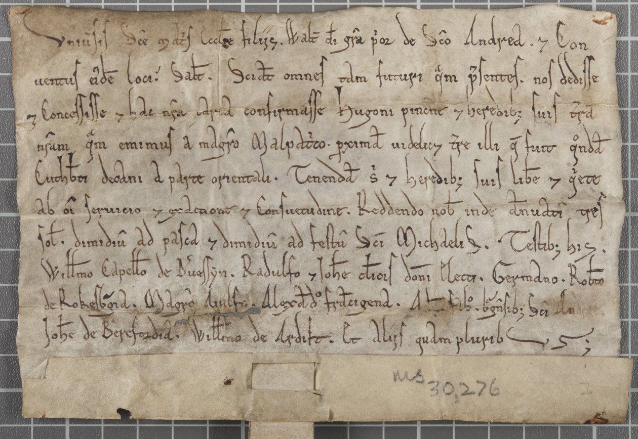 Karta Waltera, przeora St Andrews autorstwa Unbekannt