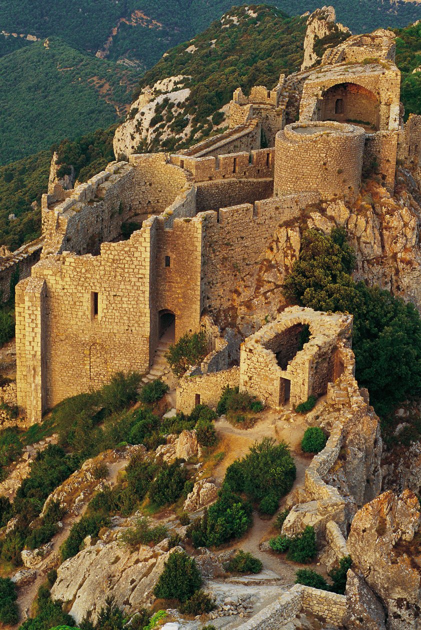 Chateau de Peyrepertuse (Duilhac autorstwa Unbekannter Künstler