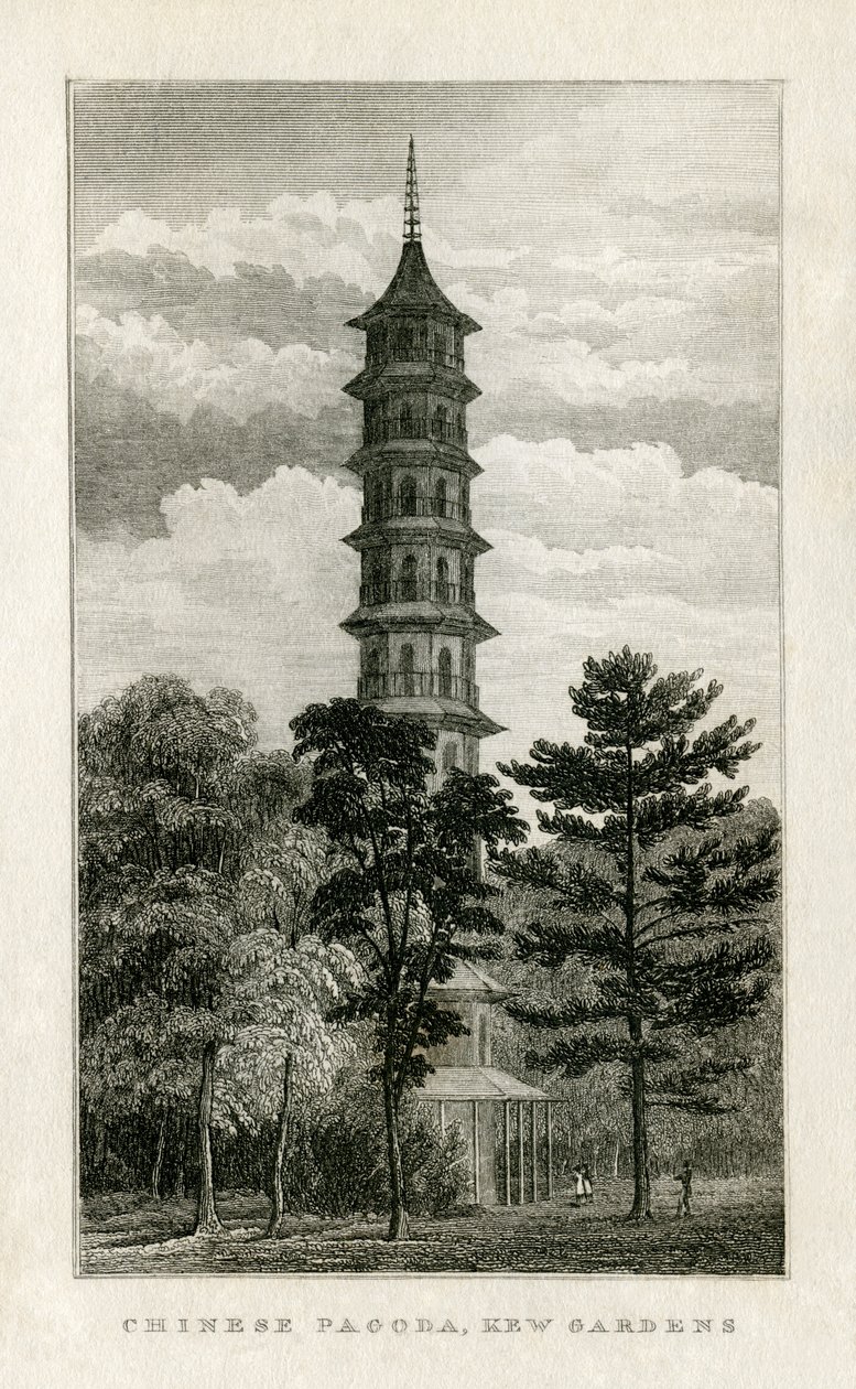 Chińska Pagoda, Ogrody Kew autorstwa Unbekannt