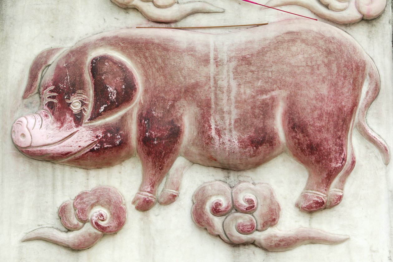 Chiński znak zodiaku. Świątynia Białej Chmury Pekin Chiny autorstwa Unbekannt